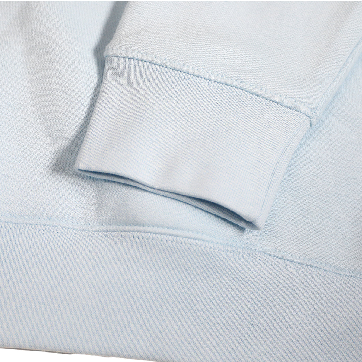 Light Blue Puff Print Stars Hoodie